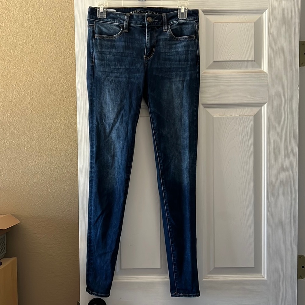 Dark Mid-high Skinny Jeans